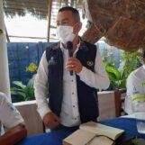 El Señor Gobernador Departamental de Santa Rosa Obdulio Herrarte sostiene una mesa técnica de diálogo, en compañía del Alcalde Municipal de Taxisco y Director de Caminos