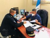 El Sr. Gobernador Departamental realizó mesa técnica de trabajo con el Comisario de la Policía Nacional Civil -PNC- Jefe de la Comisaria 32 de Santa Rosa