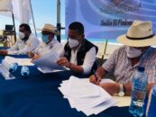Se suscriben dos convenios con el municipio de Chiquimulilla, Santa Rosa, de los proyectos que se ejecutará en el ejercicio fiscal 2022 denominados: